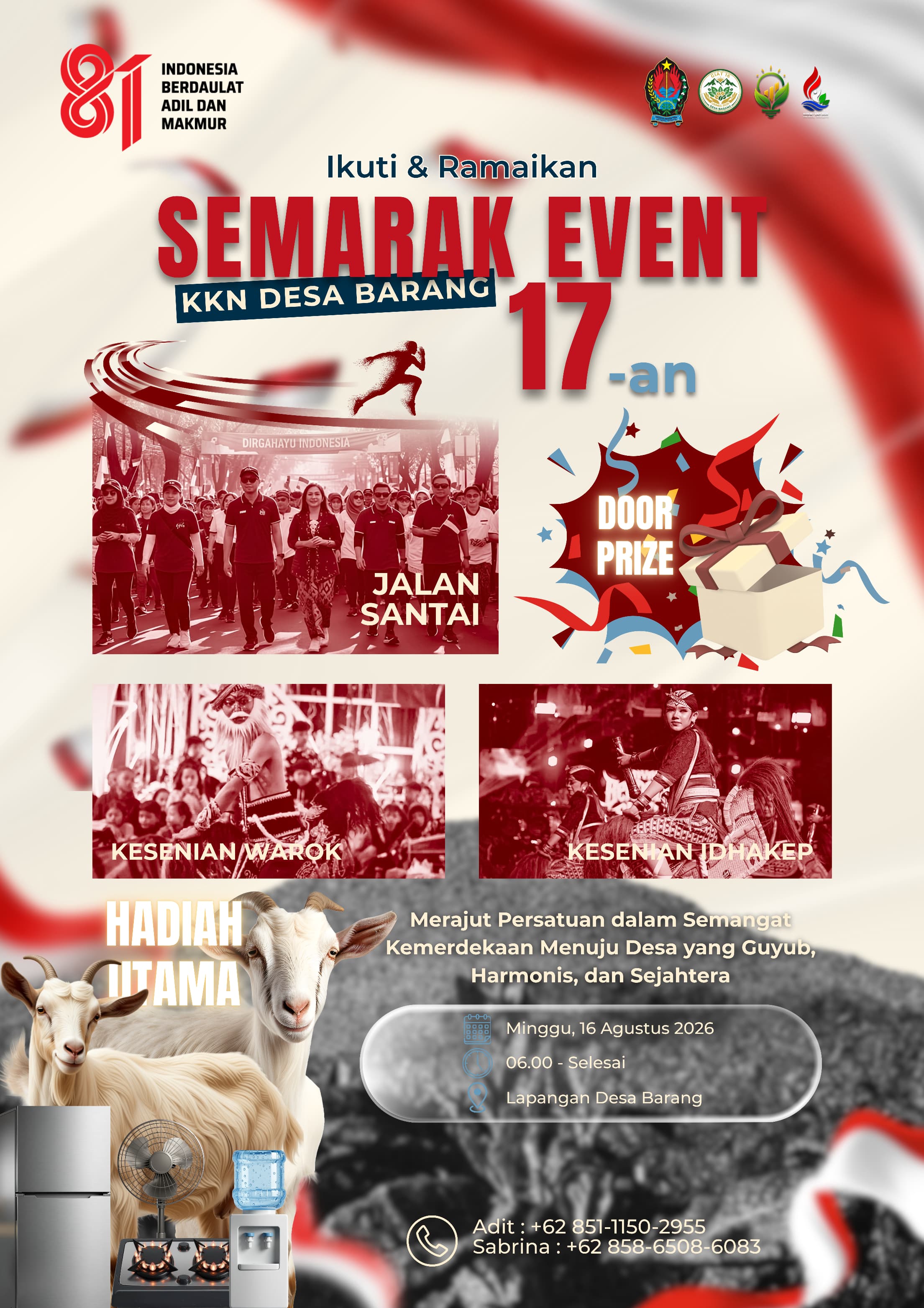 Semarak Event KKN DESA BARANG 17-an